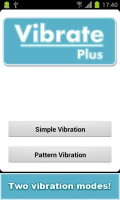 Vibrate Plus android App screenshot 2